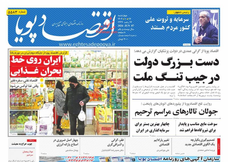 روزنامه اقتصاد پویا