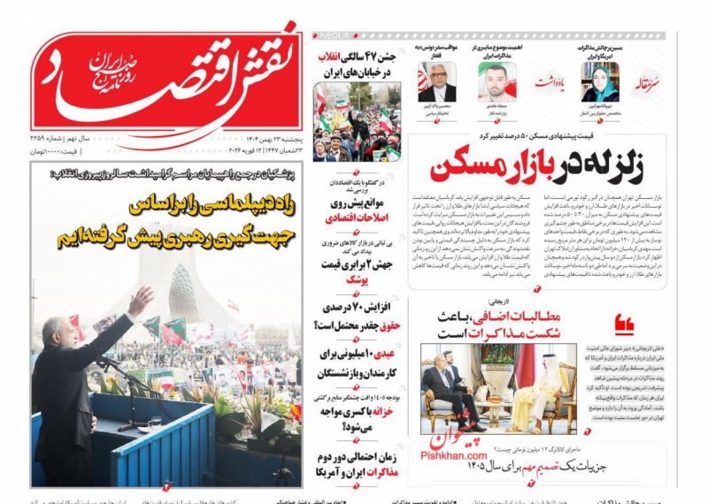 روزنامه نقش اقتصاد