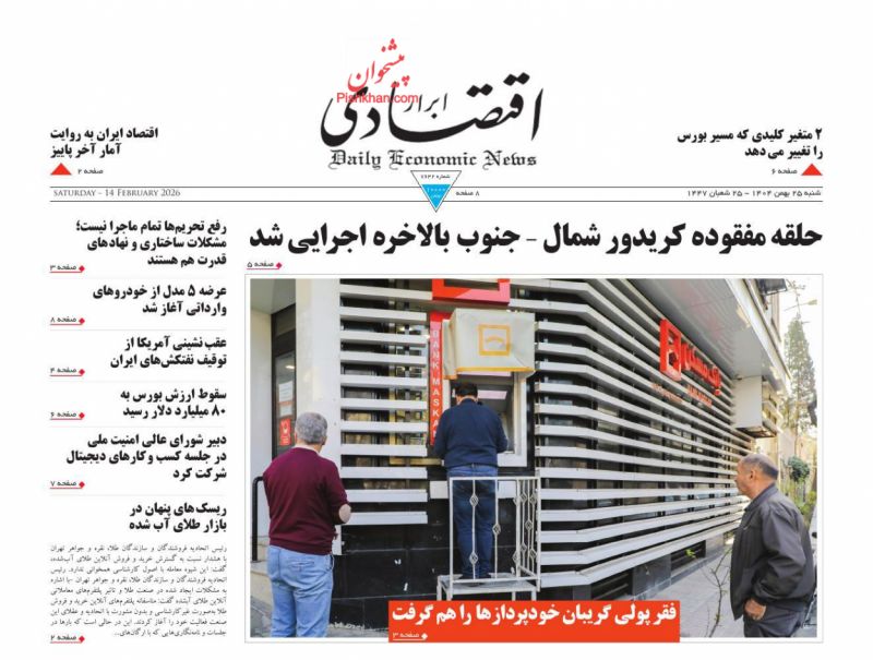 روزنامه ابرار اقتصادی